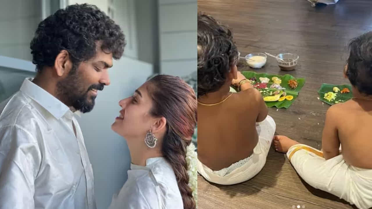 . అయితే తమ పిల్లల ముఖాలను మాత్రం చూపించడం లేదు నయనతార. వెనుక నుంచి మాత్రమే చూపించారు. ముద్దొస్తున్న కవల పిల్లలు అరిటాకుల్లో భోజనం చేస్తున్న ఫొటోలు ఫ్యాన్స్, నెటిజన్లను అమితంగా ఆకట్టుకుంటున్నాయి.