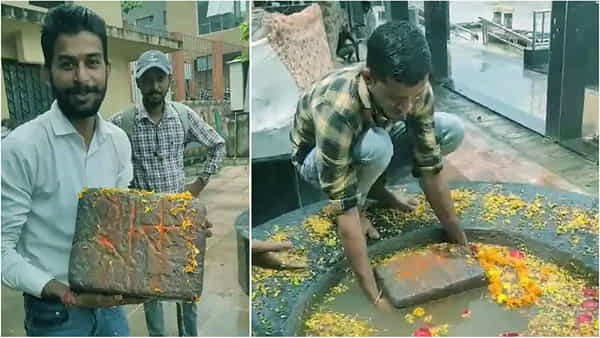 Patna Floating Stone: గంగానదిలో తేలుతున్న మిస్టీరియస్ రాయి.. రామసేతు శిలంటూ పూజలు చేస్తోన్న ప్రజలు