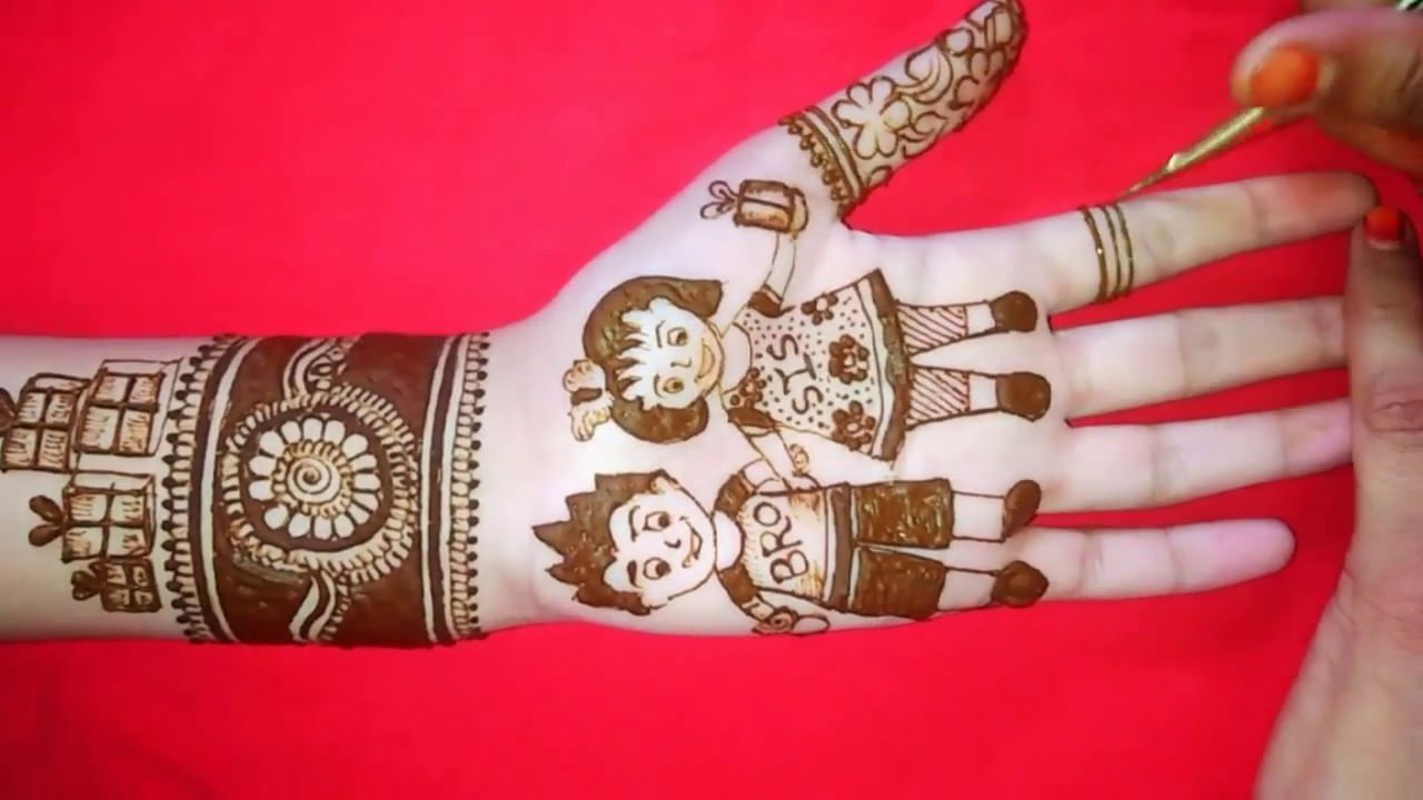 Raksha bandhan special mehndi design 2022 | Rakhi special Mehndi design |  Mehndi Creations - YouTube