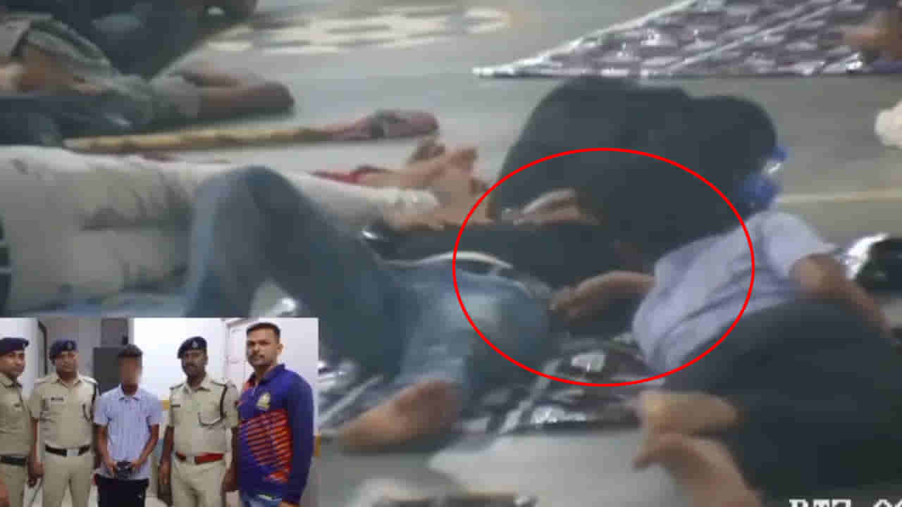 Watch Video: రైల్వే ప్లాట్‌ఫారమ్‌పై సెల్‌ఫోన్ చోరీ.. కేటుగాళ్లు ఎలా కొట్టేశారో చూస్తే హడలిపోతారు..