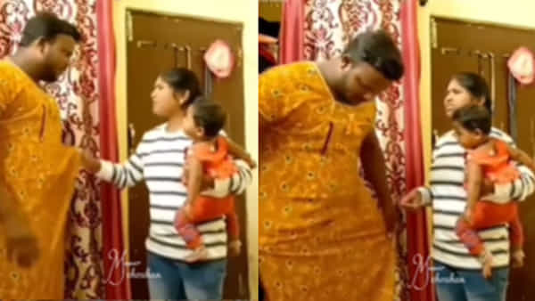Trending Video: భార్యకు పోటీగా నైటీ వేసుకున్న భర్త.. ఎందుకో తెలిస్తే నవ్వుకోవాల్సిందే.. వైరల్ అవుతున్న వీడియో..