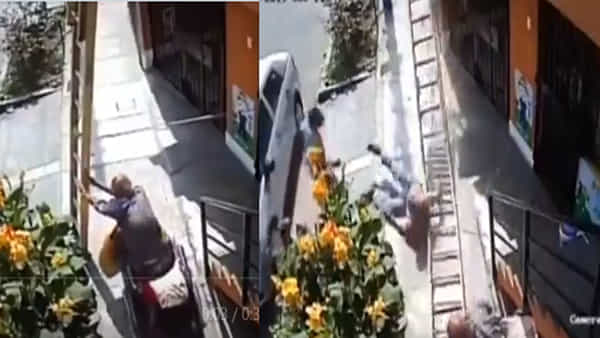 Viral Video: ఈ వీడియోకి కోటికి పైగా వ్యూస్.. వీల్ఛైర్లో కూర్చున్న వృద్ధుడు చేసిన పనికి ఆగ్రహం..