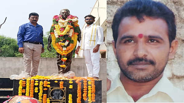 కదిలించే జ్ఞాపకం.. తమ్ముడికి ప్రేమతో.. నిలువెత్తు విగ్రహం పెట్టిన తోబుట్టువులు