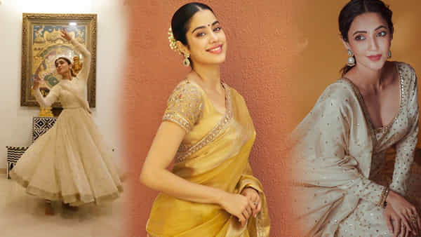 Celebrity Social Look: కథక్తో మైమరపించిన శ్రియా.. గణేష్ చతుర్థి వేడుకల్లో జాన్వీ..