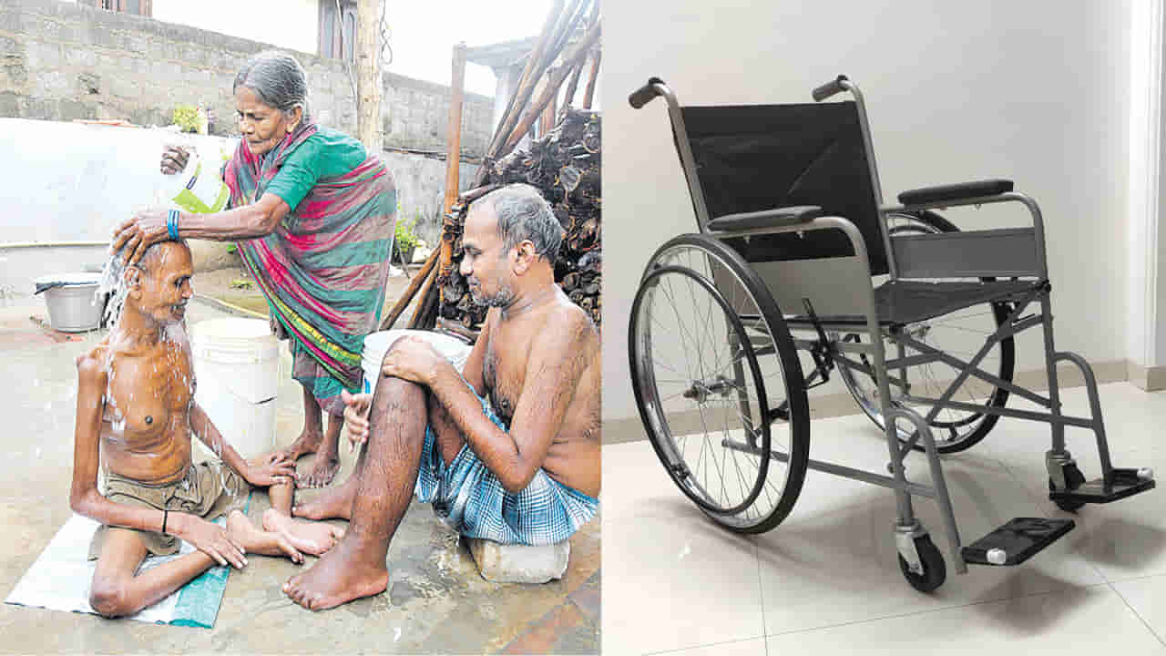 Khammam: అమ్మా నీ ప్రేమకు ఎవరూ సాటిరారు.. అరవై ఏళ్లుగా కన్న బిడ్డలకు సపర్యలు చేస్తోన్న తల్లి!