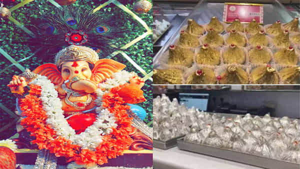 Ganesh Chaturthi 2023 : బొజ్జ గణపయ్యకు బంగారు మోదకాలు .. ఎగబడి కొంటున్న భక్తులు.. ధర ఎంతో తెలుసా..?!