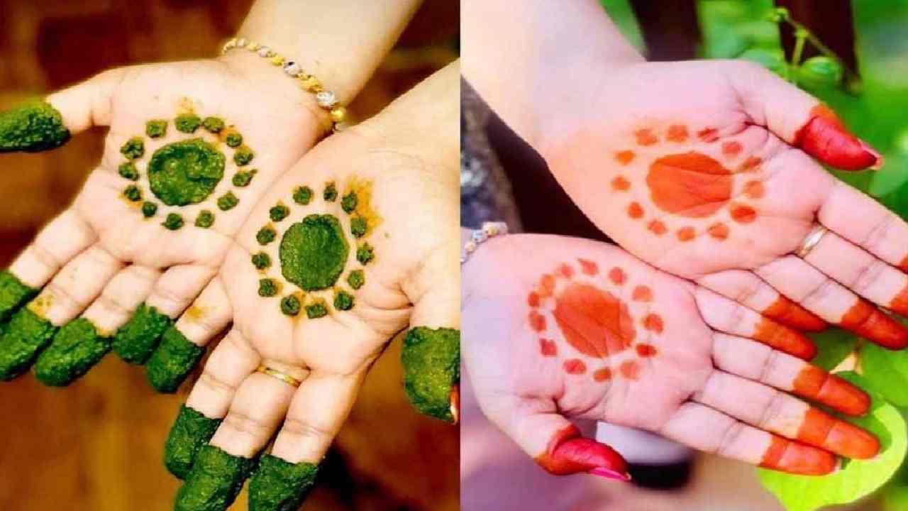 simple and easy mehndi design-mehandi design in Telugu-by Apple beauty -  YouTube