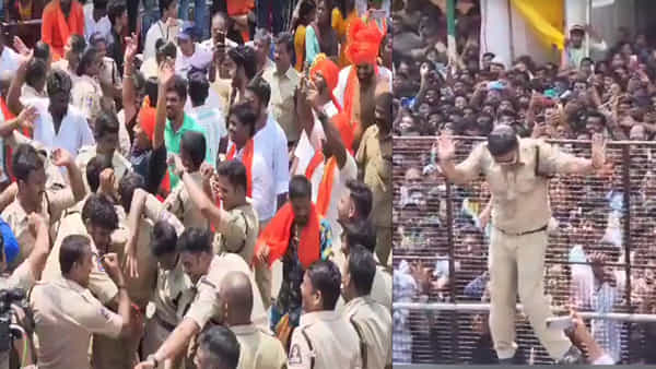 Hyderabad: నిమజ్జనం వేడుకల్లో పోలీసుల జోష్.. అదిరిపోయే డ్యాన్స్తో ధూమ్ధామ్