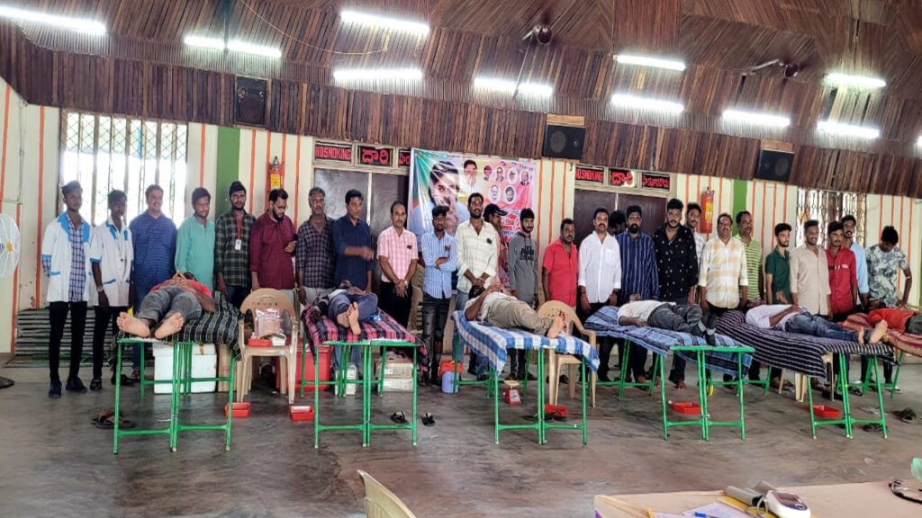 Janasena Blood Camp