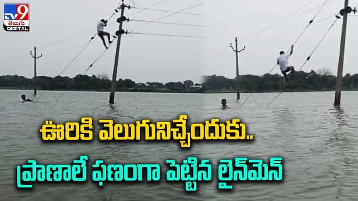 ఊరికి వెలుగునిచ్చేందుకు.. ప్రాణాలే ఫణంగా పెట్టిన లైన్మెన్ ఊరికి వెలుగునిచ్చేందుకు.. ప్రాణాలే ఫణంగా పెట్టిన లైన్మెన్