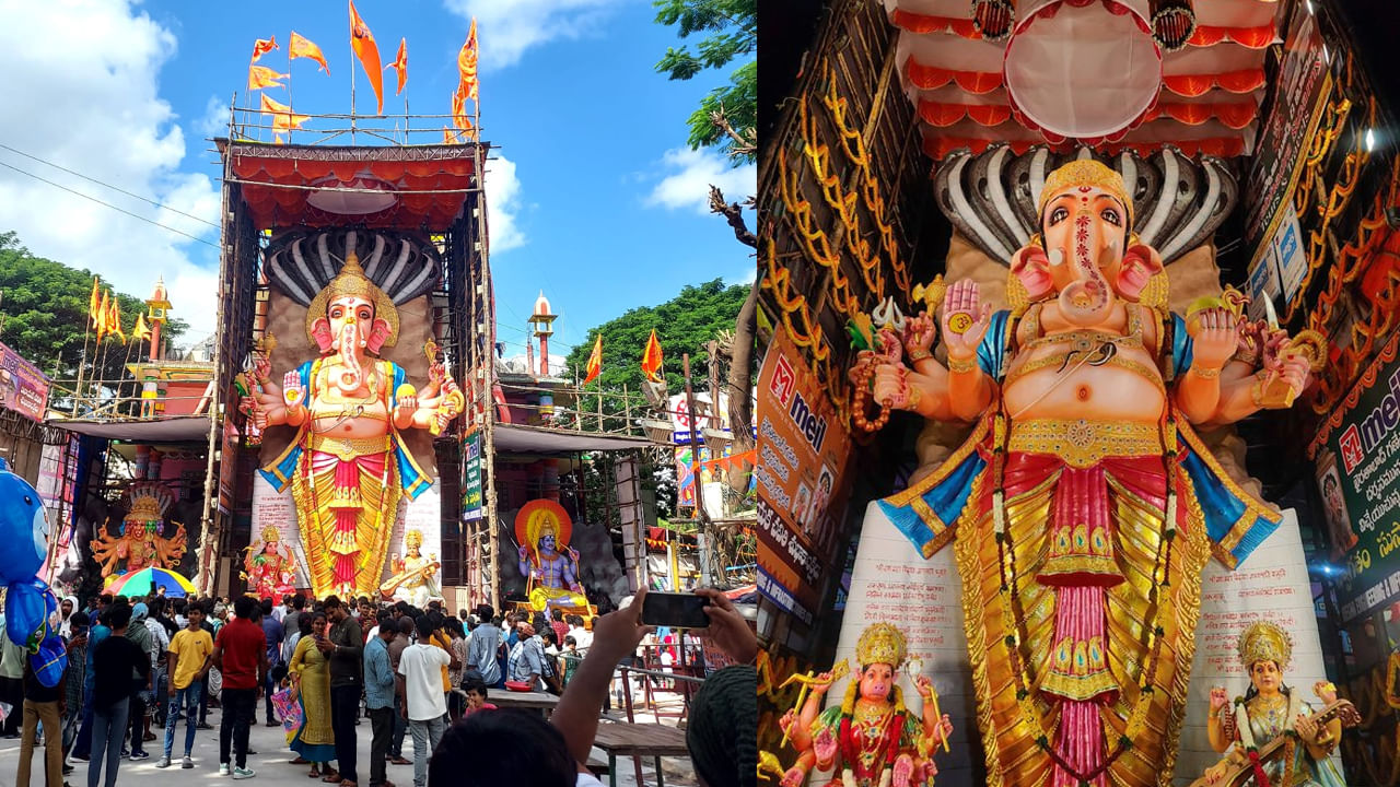 Khairatabad Ganesh: చరిత్ర సృష్టించిన ఖైరతాబాద్ గణేశుడు.. దశమహా విద్యా గణపతిగా భక్తులకు దర్శనం..