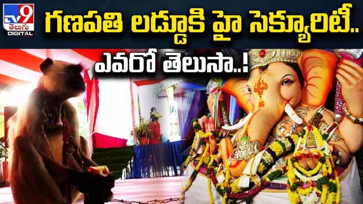 గణపతి లడ్డూకి హై సెక్యూరిటీ.. ఎవరో తెలుసా ?? గణపతి లడ్డూకి హై సెక్యూరిటీ.. ఎవరో తెలుసా ??