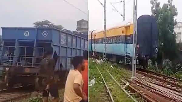 Viral Video: ఇంజిన్, డ్రైవర్ లేకుండా కదులుతున్న రైలు భోగీలు.. నెట్టింట్లో వీడియో వైరల్..