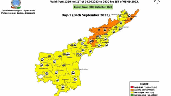 AP Weather: నాలుగు రోజులపాటు వర్షాలే వర్షాలు.. ఎక్కడెక్కడ అంటే.. లేటెస్ట్ వెదర్ రిపోర్ట్