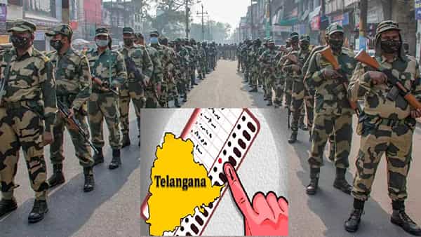పకడ్బందీగా పోలింగ్ నిర్వహించేందుకు ఈసీ సన్నాహాలు.. రెట్టింపు స్థాయిలో కేంద్ర బలగాలు
