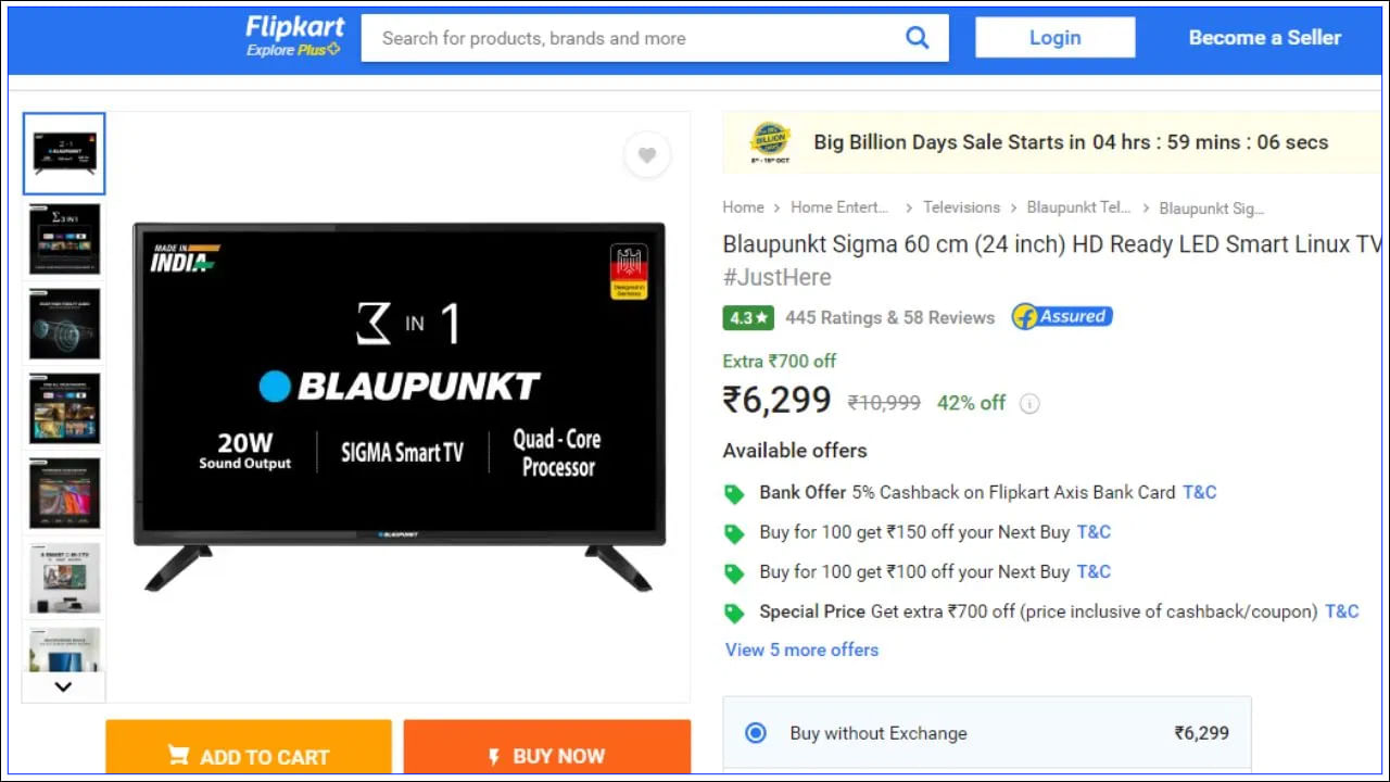 Blaupunkt Smart Tv