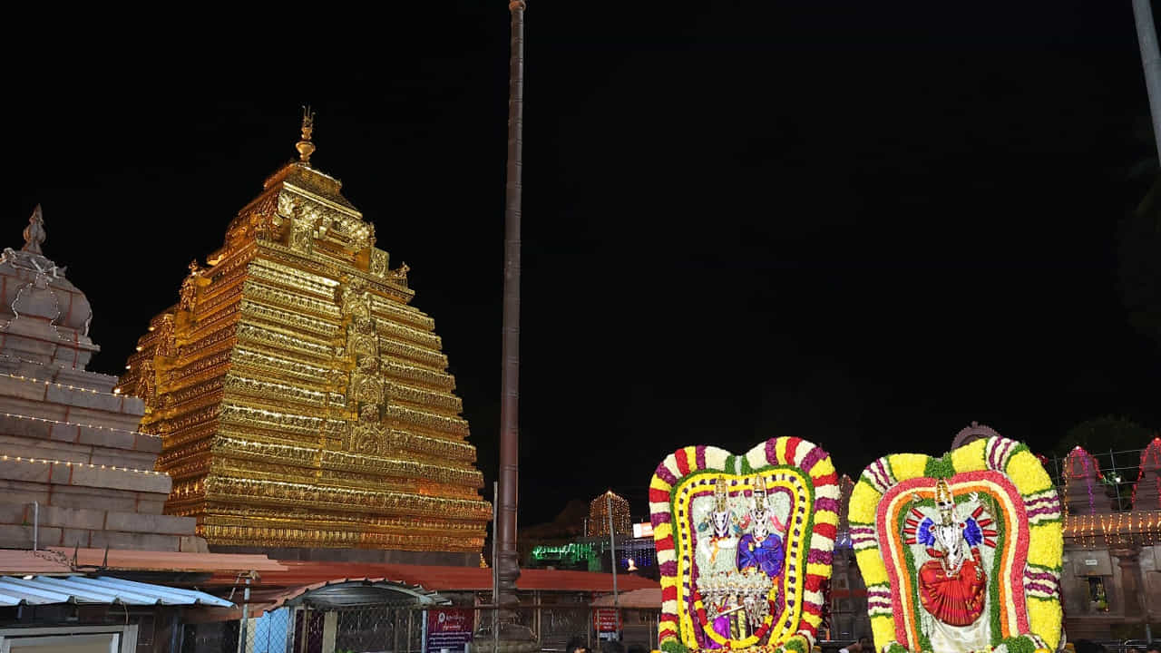 మూడవ రోజు భ్రమరాంబికాదేవి చంద్రఘంట అలంకారంలో భక్తులకు దర్శనమిచ్చారు. రావణ వాహనంపై పురవీధుల్లో శ్రీస్వామి అమ్మవార్ల గ్రామోత్సవం కన్నుల పండువగా సాగింది.