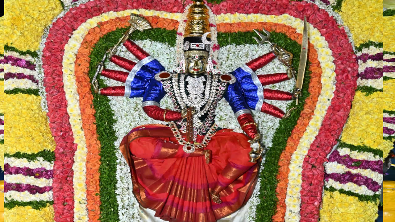 దసరా శరన్నవరాత్రుల్లో అమ్మవారిని ఒక్కోరోజు ఒక్కో అలంకారంలో పూజిస్తారు భక్తులు. ఆలయాలను బట్టి అమ్మవారి అలంకారాలు మారుతుంటాయి. అయితే, శ్రీశైలంలో మాత్రం అమ్మవారు.. నవదుర్గల్లో మొదటి రోజు శైలపుత్రి, రెండో రోజు బ్రహ్మచారిణి కాగా..మూడో రోజు చంద్రఘంటగా దర్శనమిస్తోంది శ్రీశైలం భ్రమరాంబిక.