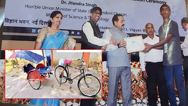 Bicycle Ambulance: సైకిల్ అంబులెన్స్ తయారు చేసిన గుంటూరు విద్యార్ధి.. జాతీయ అవార్డుకు ఎంపిక!