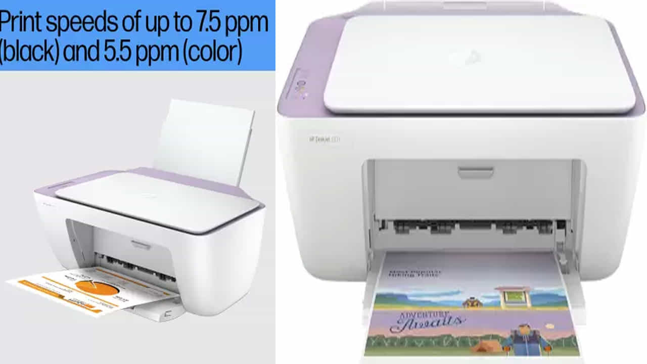 HP DeskJet 2331: హెచ్పీ కంపెనీకి చెందిన ఈ మల్టీ ఫంక్షన్ కలర్ ఇంజెక్ట్ ప్రింటర్లో స్కానర్ను సైతం అందించారు. ఈ ప్రింటర్ అసలు ధర రూ. 4,971 కాగా 25 శాతం డిస్కౌంట్తో రూ. 3,699కి సొంతం చేసుకోవచ్చు. హెచ్పీ స్మార్ట్ యాప్తో పాటు యూఎస్బీతో కనెక్ట్ చేసుకోవచ్చు. కలర్ ప్రింట్ పొందొచ్చు. రూ.1233 ఈఎమ్ఐతో ఈ ప్రింటర్ను కొనుగోలు చేసుకోవచ్చు.