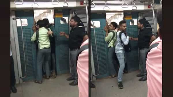 Viral Video: లోకల్ ట్రైన్ ఎక్కేందుకు ప్రయాణికుల స్టంట్స్.. ఆటోమేటిక్ డోర్ తెరుచుకోకముందే లోపలికి వెళ్లేందుకు..
