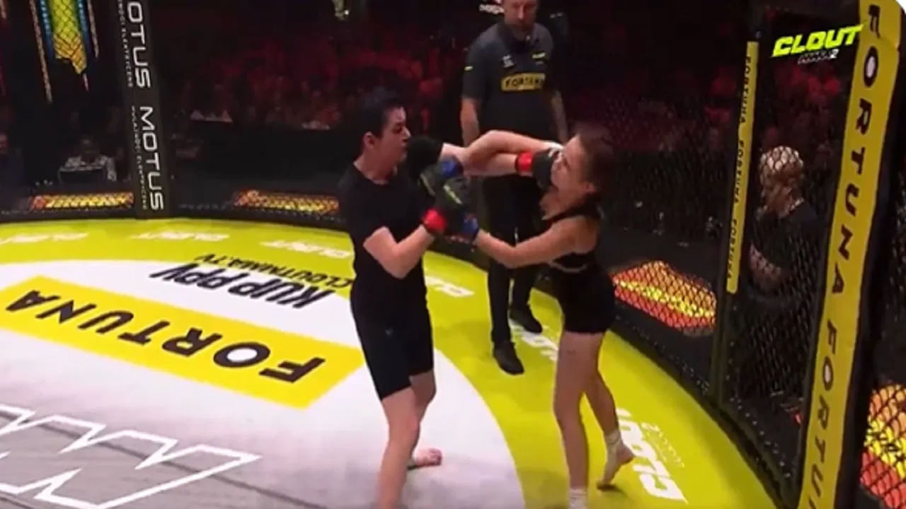 Viral Video: కొడుకు మాజీ లవర్‌కు గుణపాఠం చెప్పిన తల్లి.. రింగ్‌లో ఓ రేంజ్‌లో విరుచుకు పడిందిగా