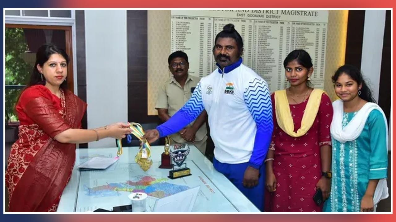 చదివింది పదో తరగతి.. చేసేది డ్రైవర్ ఉద్యోగం.. కానీ ఇంటి నిండా బంగారు పతకాలు..