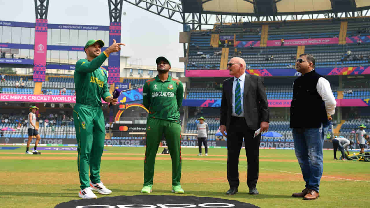 SA vs BAN Playing 11: బవుమా ఔట్.. షకీబ్ రీఎంట్రీ.. టాస్ గెలిచిన సౌతాఫ్రికా.. ఇరుజట్ల ప్లేయింగ్ 11 ఇదే..