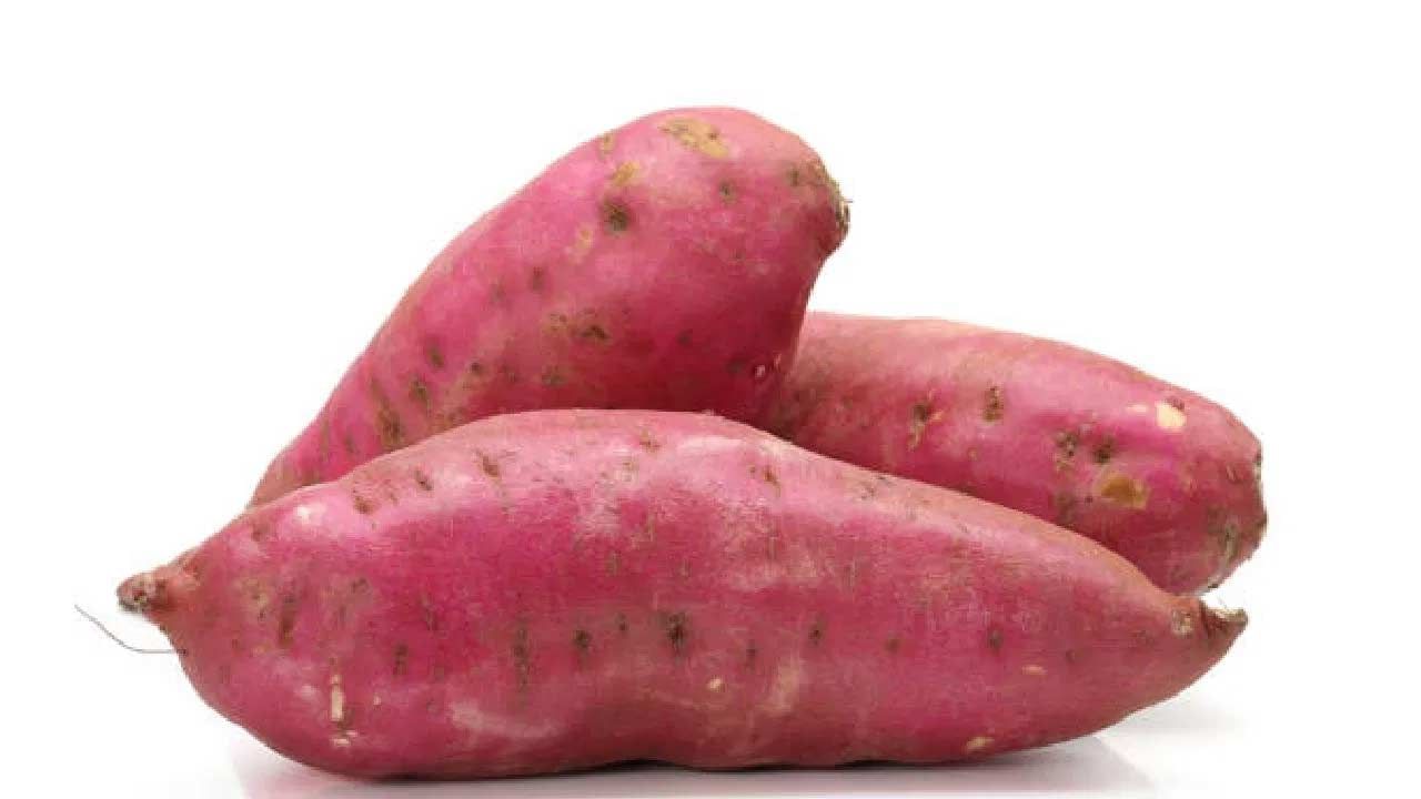 స్వీట్ పొటాటోలు గోధుమ లేదా బియ్యం కంటే అధిక స్థాయిలో కార్బోహైడ్రేట్లు, ప్రొటీన్లు, ప్రో-విటమిన్ A, విటమిన్ సి, ఖనిజాలను అందిస్తాయి. స్వీట్ పొటాటో ఫైబర్-రిచ్ ఫుడ్. శరీరానికి అవసరమైన విటమిన్ బి6, కాల్షియం, ఐరన్, సోడియం, జింక్, మెగ్నీషియం తదితర పోషకాలను అందిస్తుంది. స్వీట్ పొటాటోలో సహజమైన చక్కెర కంటెంట్ ఉంటుంది.