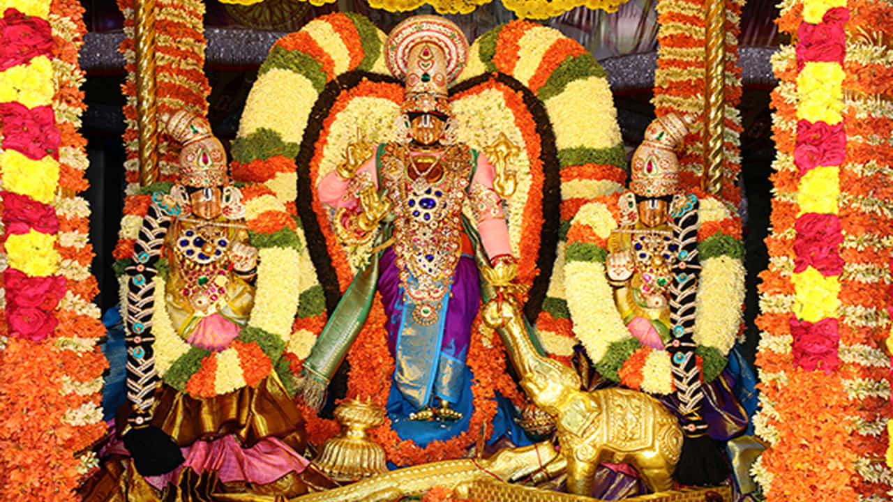 నవరాత్రి బ్రహ్మోత్సవాల్లో నాలుగో రోజైన బుధవారం సాయంత్రం శ్రీ మలయప్ప నాలుగు మాడ వీధుల్లో తన భక్తులను అనుగ్రహించేందుకు గజేంద్ర మోక్ష అలంకారం చేశారు. సర్వభూపాలుడు అంటే విశ్వ చక్రవర్తి. గ్రహాల గమనాన్ని నిర్దేశించేవాడు. శ్రీ వేంకటేశ్వరుడు కలియుగ విశ్వ ప్రభువుగా విశ్వసిస్తారు. ఆరాధిస్తారు.