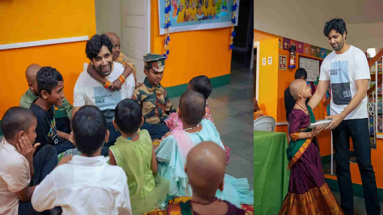 Adivi Sesh: క్యాన్సర్ బాధిత పిల్లలతో అడివి శేష్.. ఆడుతూ పాడుతూ బహుమతుల అందజేత.. హార్ట్ టచింగ్ వీడియో