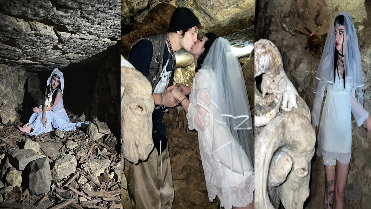 Catacombs: ఇదేం పైత్యమో.. పుర్రెలు, ఎముకల మధ్య వివాహం చేసుకున్న జంట! భయానక ప్రదేశంలో రొమాన్స్