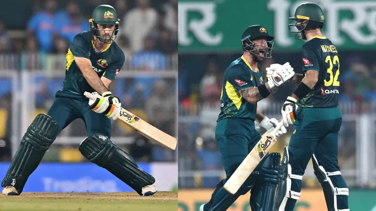 తన 47 బంతుల్లో సెంచరీతో, మ్యాక్స్వెల్ పురుషుల T20 క్రికెట్లో ఆస్ట్రేలియా తరపున వేగవంతమైన సెంచరీలు చేసిన ఆరోన్ ఫించ్, జోష్ ఇంగ్లిస్ రికార్డును సమం చేశాడు.
