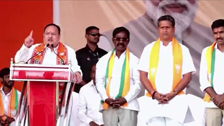 తెలంగాణలో కేసీఆర్ కుటుంబం మాత్రమే బాగుపడింది- నడ్డా తెలంగాణలో కేసీఆర్ కుటుంబం మాత్రమే బాగుపడింది- నడ్డా