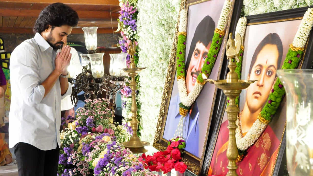 గల్లా అశోక్ సూపర్ స్టార్ కృష్ణకు నివాళులు అర్పించారు