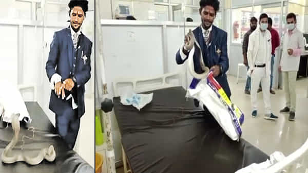 Uttar Pradesh: కాటేసిన పాముతో ఆసుపత్రికి వచ్చిన యువకుడు.. ఎమర్జెన్సీ వార్డ్బెడ్పై పామును ఉంచి వైద్యం చేయాలంటూ వేడుకోలు!