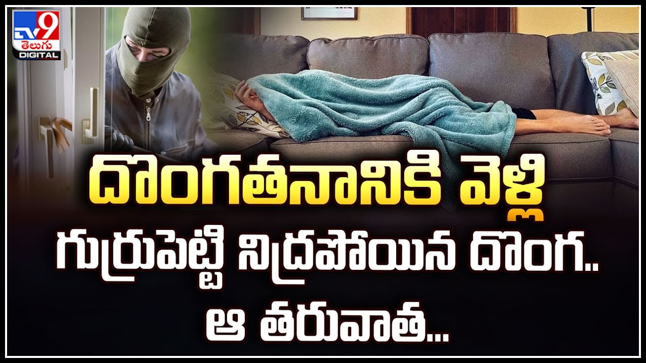 Thief Sleeps: దొంగతనానికి వెళ్లి గుర్రుపెట్టి నిద్రపోయిన దొంగ.. ఆ తరువాత సీన్ అదుర్స్.!