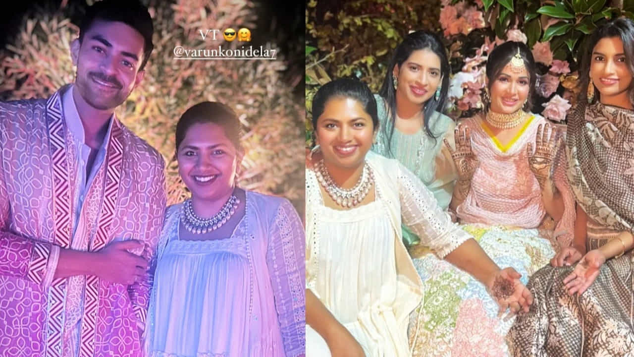 కాగా ప్రీ వెడ్డింగ్ వేడుకల్లో భాగంగా మంగళవారం (అక్టోబర్ 31) హల్దీ, మెహెందీ వేడుకలు గ్రాండ్గా జరిగాయి. మెగా, అల్లు కుటుంబ సభ్యులు, లావణ్య త్రిపాఠి ఫ్యామిలీ మెంబర్స్ ఈ సెలబ్రేషన్స్లో పాల్గొన్నారు. అలాగే హీరో నితిన్- షాలినీ దంపతులు కూడా ఈ వేడుకల్లో భాగమయ్యారు.