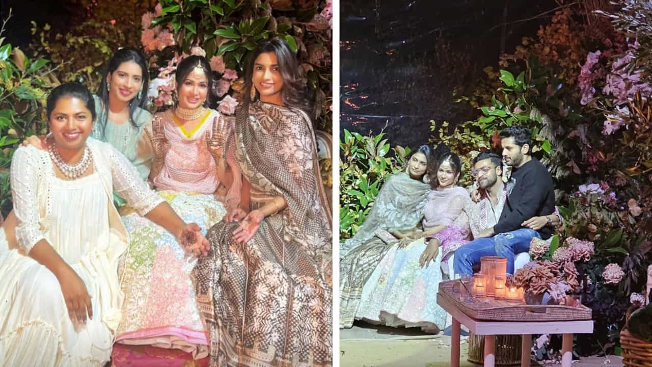 వరుణ్, లావణ్య పెళ్లి వేడుకలో రామ్ చరణ్-ఉపాసన, అల్లు అర్జున్-స్నేహా రెడ్డి చాలా కలర్ఫుల్గా కనిపించారు. అలా టాలీవుడ్ హీరో నితిన్, ఆయన భార్య షాలిని కూడా స్టైలిష్గా కనిపించారు. అయితే ఈ వేడుకల్లో బన్నీ కూతురు అల్లు అర్హ, కుమారుడు అల్లు అయాన్ మరింత స్పెషల్ అట్రాక్షన్గా కనిపించారు