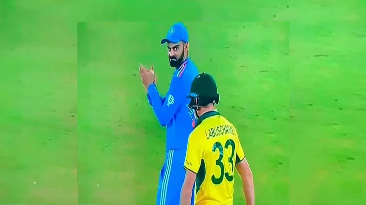 ఫైనల్లో ఆస్ట్రేలియా ప్రారంభంలోనే 3 వికెట్లు కోల్పోయిన తర్వాత, ఆస్ట్రేలియా బ్యాట్స్మెన్ లాబుస్చాగ్నే బ్యాటింగ్కు వస్తున్నప్పుడు, విరాట్, లాబుస్చాగ్నే మధ్య వాగ్వాదం జరిగింది.