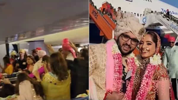Wedding In The Sky: వారెవ్వా.. ఆకాశంలో ప్రేమ పెళ్లి.. కూతురి సంతోషం కోసం ఓ తండ్రి ఇచ్చిన అపూర్వ కానుక..