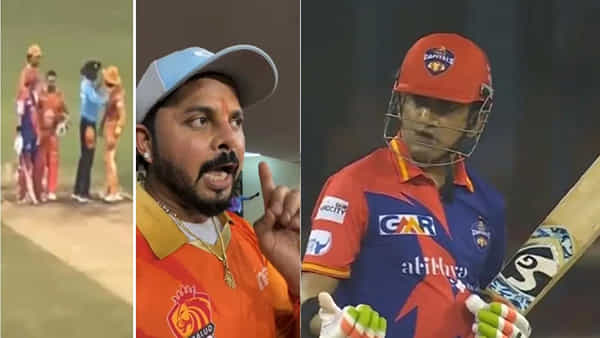 LLC 2023: గంభీర్ వర్సెస్ శ్రీశాంత్.. గ్రౌండ్లోనే గొడవకు దిగిన టీమిండియా క్రికెటర్లు.. వైరల్ వీడియో