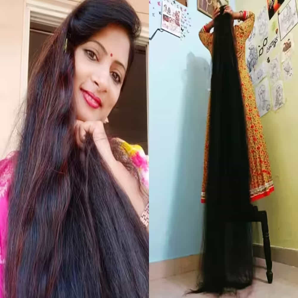 ఉత్తరప్రదేశ్కు చెందిన 46 ఏళ్ల స్మితా శ్రీవాస్తవ అత్యంత పొడవాటి జుట్టు కలిగి ఉన్న వ్యక్తిగా గిన్నిస్ వరల్డ్ రికార్డ్స్ లో చోటు దక్కించుకుంది. చిన్నప్పటి నుంచి జుట్టు పోషణకు ప్రత్యేక శ్రద్ధ తీసుకుంటున్నట్లు చెప్పుకొచ్చింది. 14వ యేట నుంచి జుట్టును కత్తిరించుకోవడం మానేసిందట.