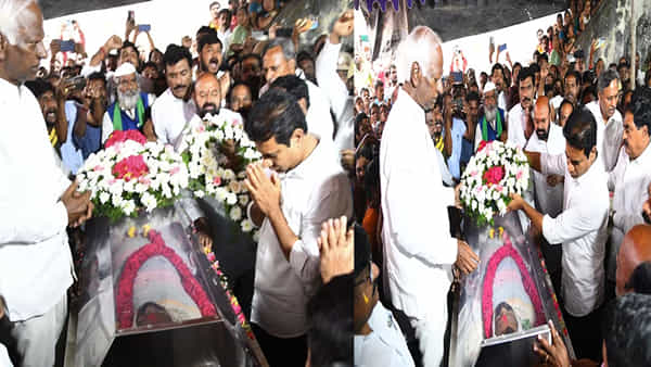 BRS: బీఆర్ఎస్ నేత మృతికి నివాళులు అర్పించిన కేటీఆర్..