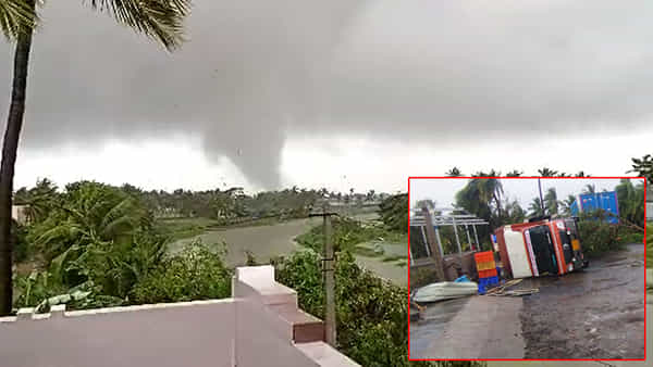 Cyclone Michaung: ఏలూరులో టోర్నడో బీభత్సం.. వైరల్ అవుతోన్న వీడియో..