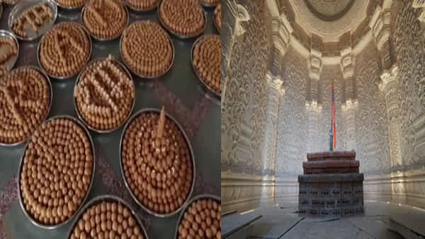 Ayodhya: రాములోరికి 44 క్వింటాళ్ల లడ్డూల భోగం.. దేశీ నెయ్యితో తయారీ.. భక్తులకు పంపిణీ