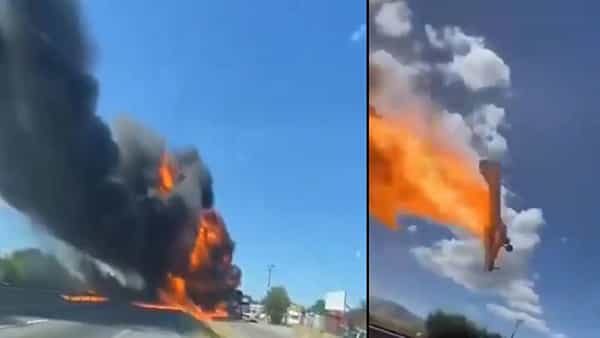 Chile Plane Crash Video: రోడ్డుపై ప్రయాణిస్తోన్న కారుపై కుప్పకూలిన విమానం.. పైలట్ మృతి! నలుగురికి గాయాలు