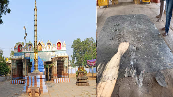 Andhra Pradesh: వజ్రల కోసం దేవాలయంలోని పచ్చల బండని ధ్వసం చేసిన దుండగులు..