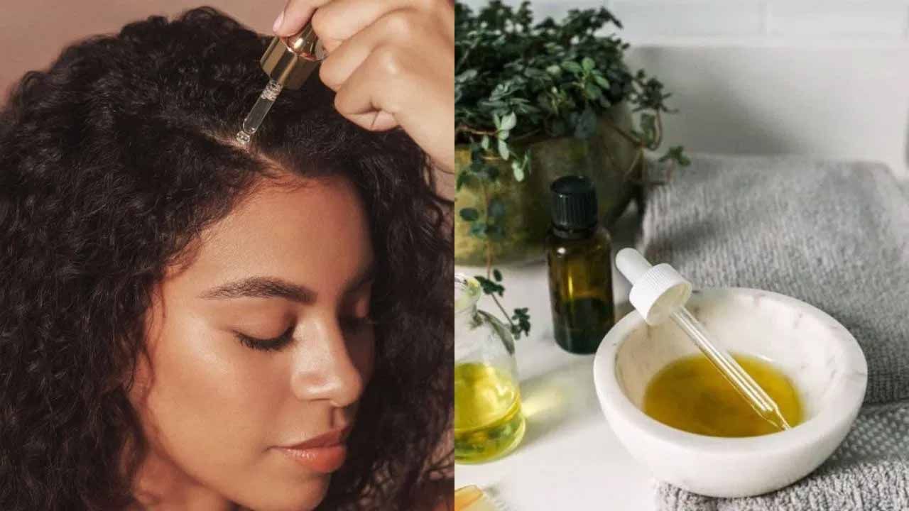 ఈ నూనెను తయారు చేయడానికి.. ముందుగా 15 చుక్కల బాదం నూనె తీసుకోవాలి. అందులో 3 చుక్కల పిప్పరమెంటు నూనె కలపాలి. ఇప్పుడు తక్కువ వేడి మీద మరిగించాలి. కొద్దిగా చల్లగా అయినప్పుడు, దీనిలో జుట్టుకు మసాజ్ చేసుకోవాలి. 