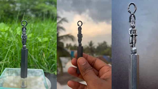 Andhra Pradesh: ఇదో అద్భుతం.. పెన్సిల్పై నిలిచిన ఆంజనేయుడు..! మైక్రో ఆర్టిస్ట్ రామభక్తితో అయోధ్యకు..!!